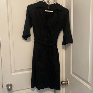 H&M collared button down mid length dress.